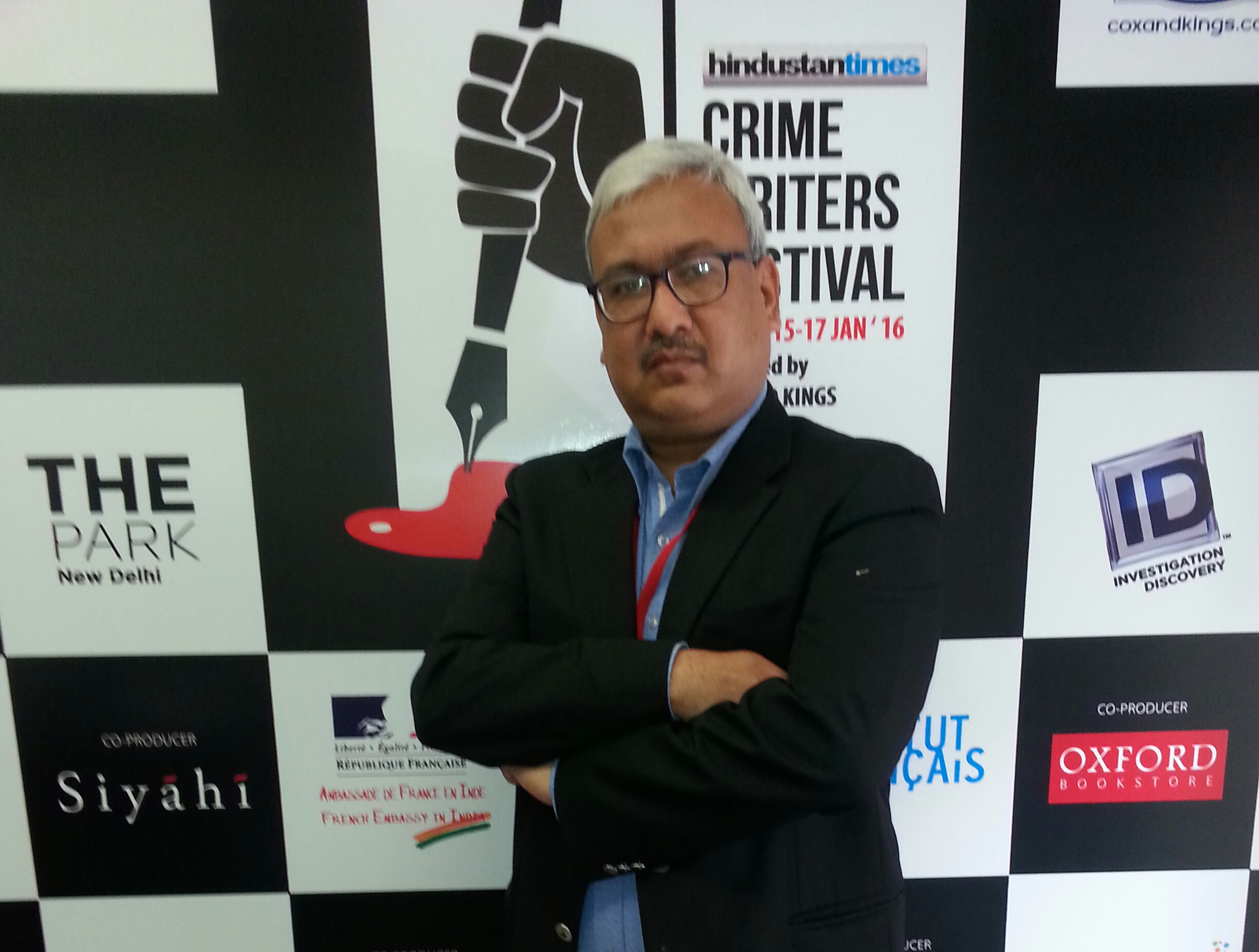 Vivek Agrawal at Crime Writers Festival 2016_20160117_114548-1